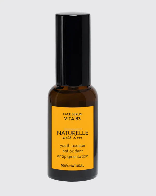 VITA B3 Face Serum - 100% natural product - Handmade at the Bulgarian Academy of Sciences 
