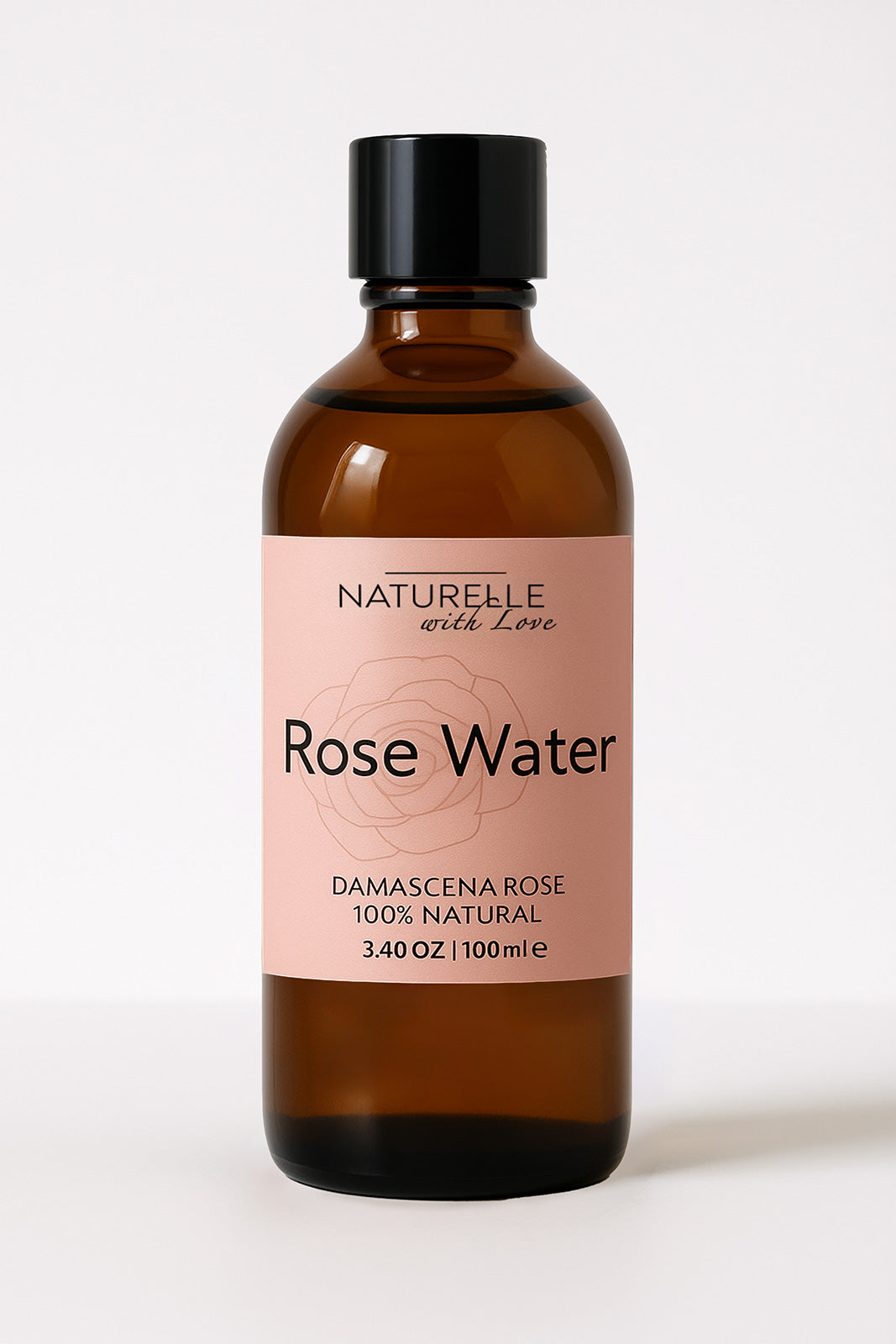 Natural Rose Water with a high content of rose oil